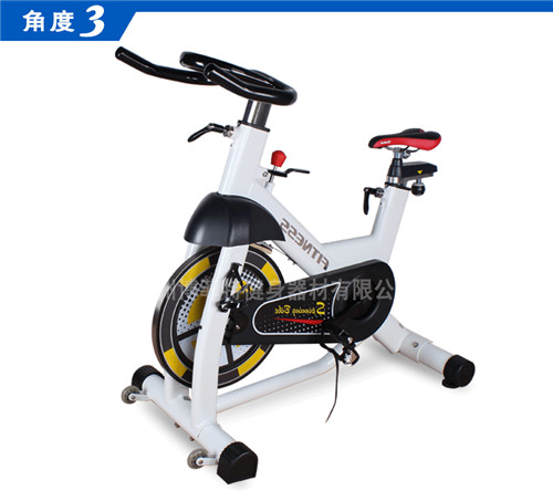 BSE06 象牙白时尚多功能防滑减震磁控动感单车批大图展示1