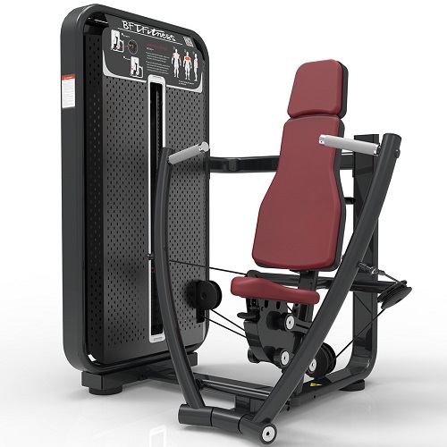 坐式推胸训练器 高端坐姿推胸肌肉锻炼器械大图展示1