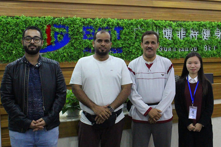 沙特客户采购健身器材