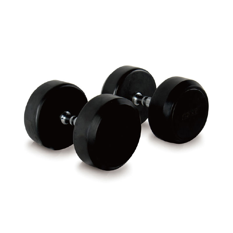 DP-01黑色固定包胶哑铃健身器材快猫下载成人APP批发大图展示1