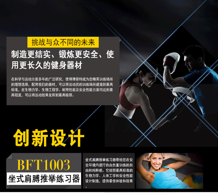 BFT1003坐式肩膊推举训练器